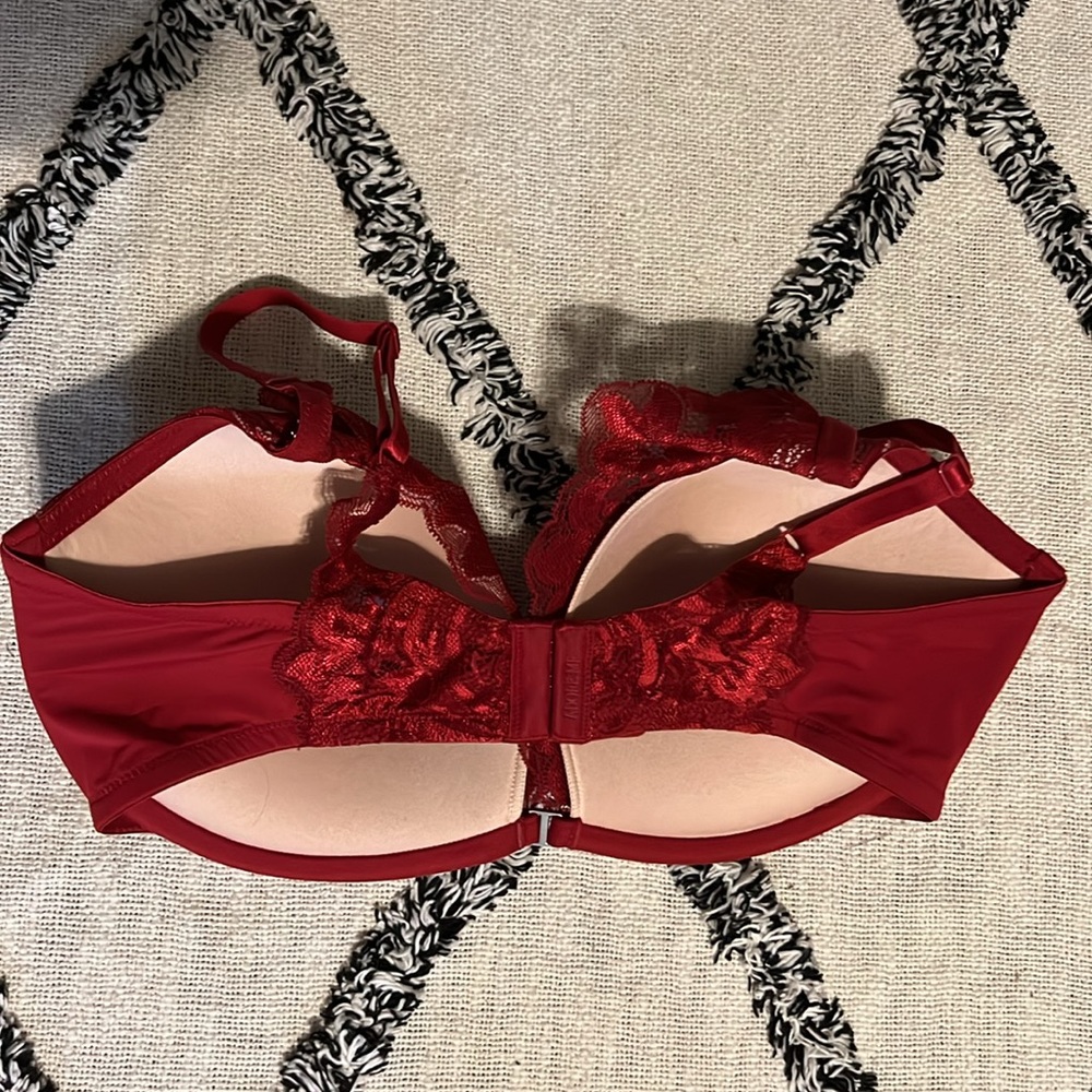 Adored by Adore Me 36DD red lace bra - Picture 2 of 3
